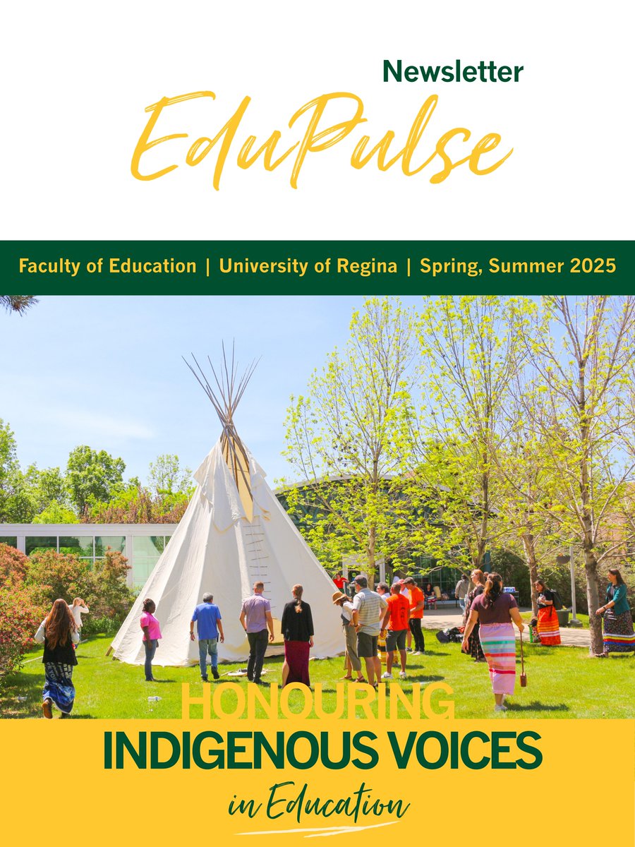 June 21 is #NationalIndigenousPeoplesDay. Let’s continue learning, reflecting &amp; uplifting Indigenous ways of knowing.
Read the latest EduPulse eNewsletter from the Faculty of Education at the University of Regina: shorturl.at/nawjg
#NIPD2025 #UofRegina