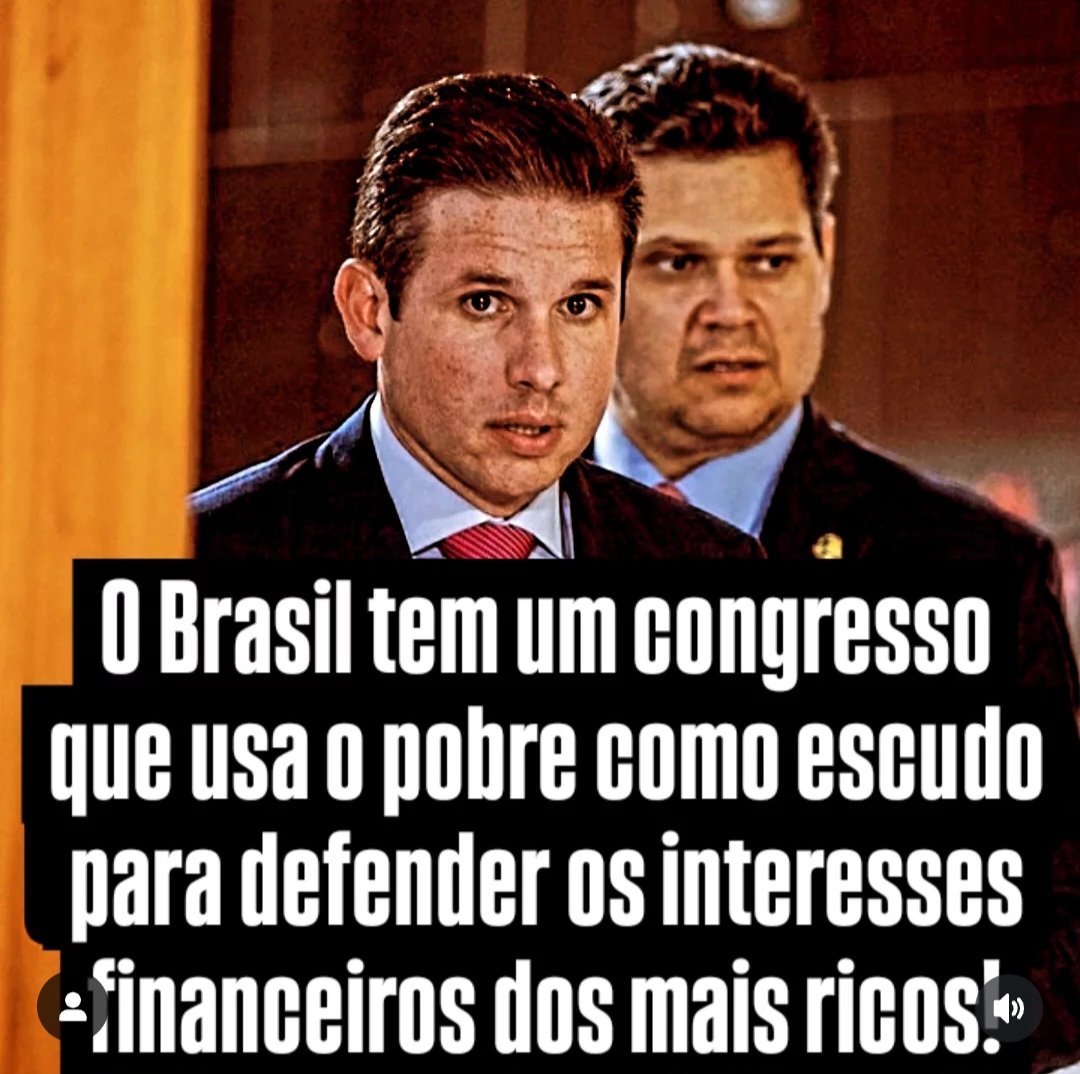 Distopia Brazil (@distopiabrazil) on Twitter photo CONGRESSO INIMIGO DO POVO
Dê nome aos Bois
Hugo Motta <a href="/HugoMottaPB/">Hugo Motta</a> e
Davi Alcolumbre <a href="/davialcolumbre/">Davi Alcolumbre</a> CONGRESSO INIMIGO DO POVO
Dê nome aos Bois
Hugo Motta <a href="/HugoMottaPB/">Hugo Motta</a> e
Davi Alcolumbre <a href="/davialcolumbre/">Davi Alcolumbre</a>