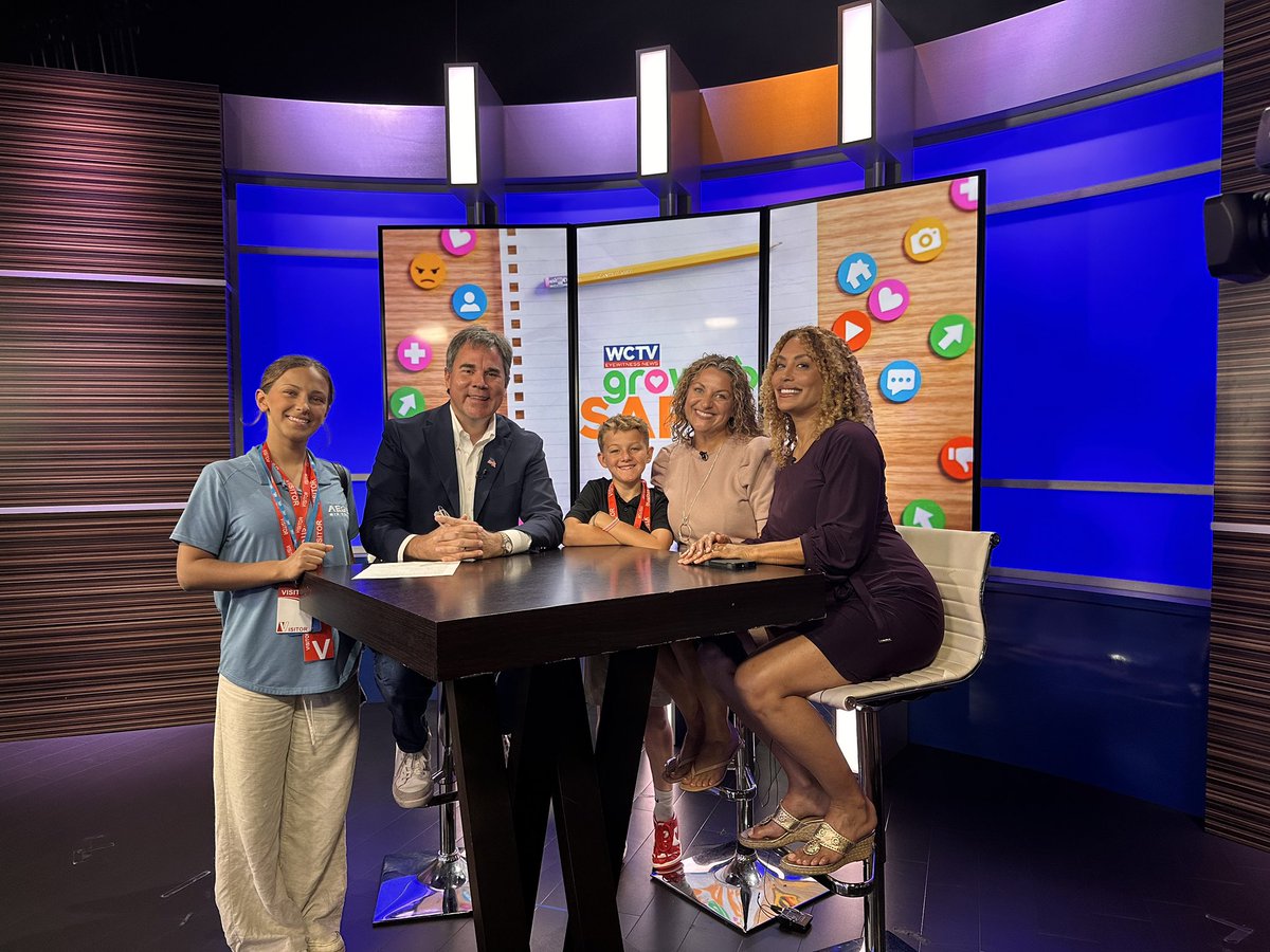 Blake Dowling (@aegissales) on Twitter photo We talk cyber safety for kids and a new program <a href="/RickMinor/">Rick Minor</a> is working on at <a href="/WCTV/">WCTV Eyewitness News</a> studios today with <a href="/AvaVanValenTV/">Ava Van Valen</a> as part of the Grow Up Safe segment. #TeamTally We talk cyber safety for kids and a new program <a href="/RickMinor/">Rick Minor</a> is working on at <a href="/WCTV/">WCTV Eyewitness News</a> studios today with <a href="/AvaVanValenTV/">Ava Van Valen</a> as part of the Grow Up Safe segment. #TeamTally