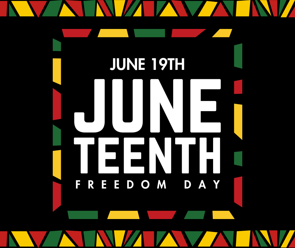 Juneteenth marks the day in 1865 when freedom finally reached the last enslaved people in Galveston, Texas — two and a half years after the Emancipation Proclamation. Today, we celebrate their resilience and continue the pursuit of freedom, equity, and unity for all.