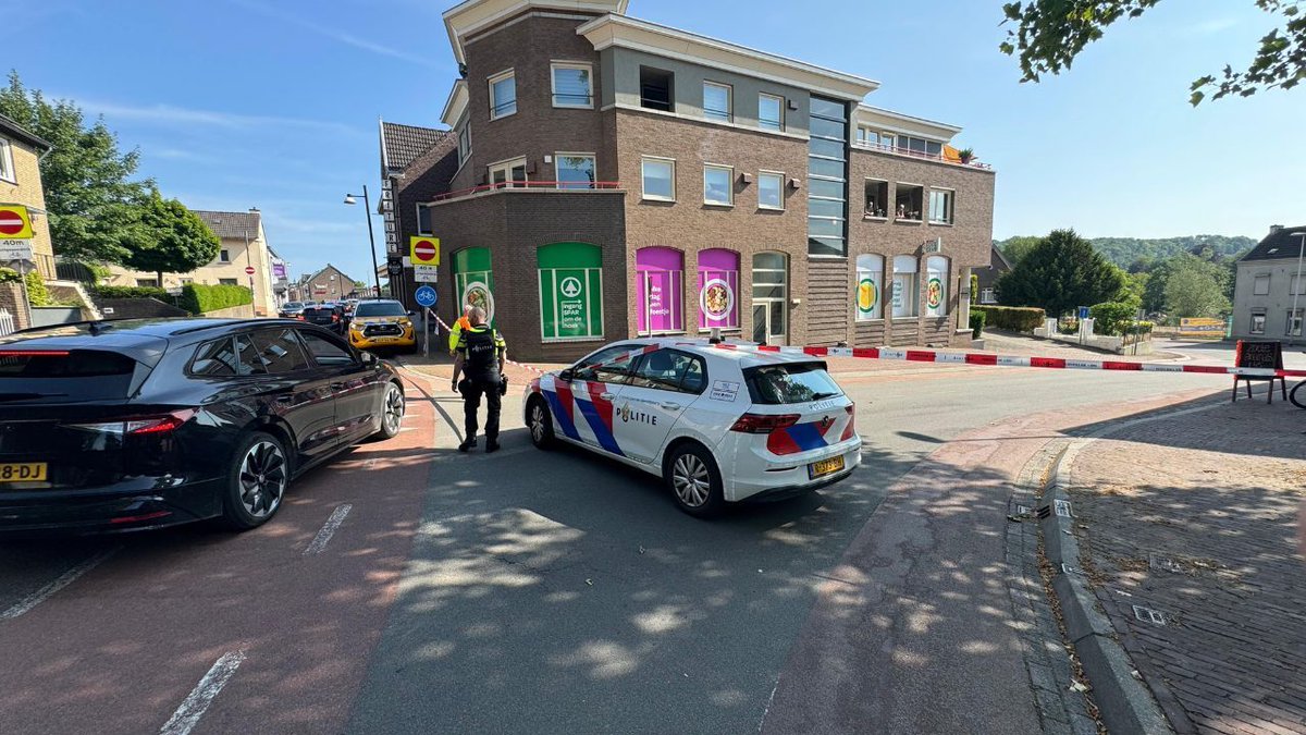 Politie massaal aanwezig bij incident met verward persoon in Wijlre