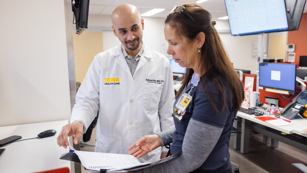 Our experts are the first in Iowa to offer a new treatment for a life-threatening tear in the aorta, which may help prevent future open-heart surgeries and reduce the risk of further complications. Read more: uihc.pulse.ly/yycfce8nnb