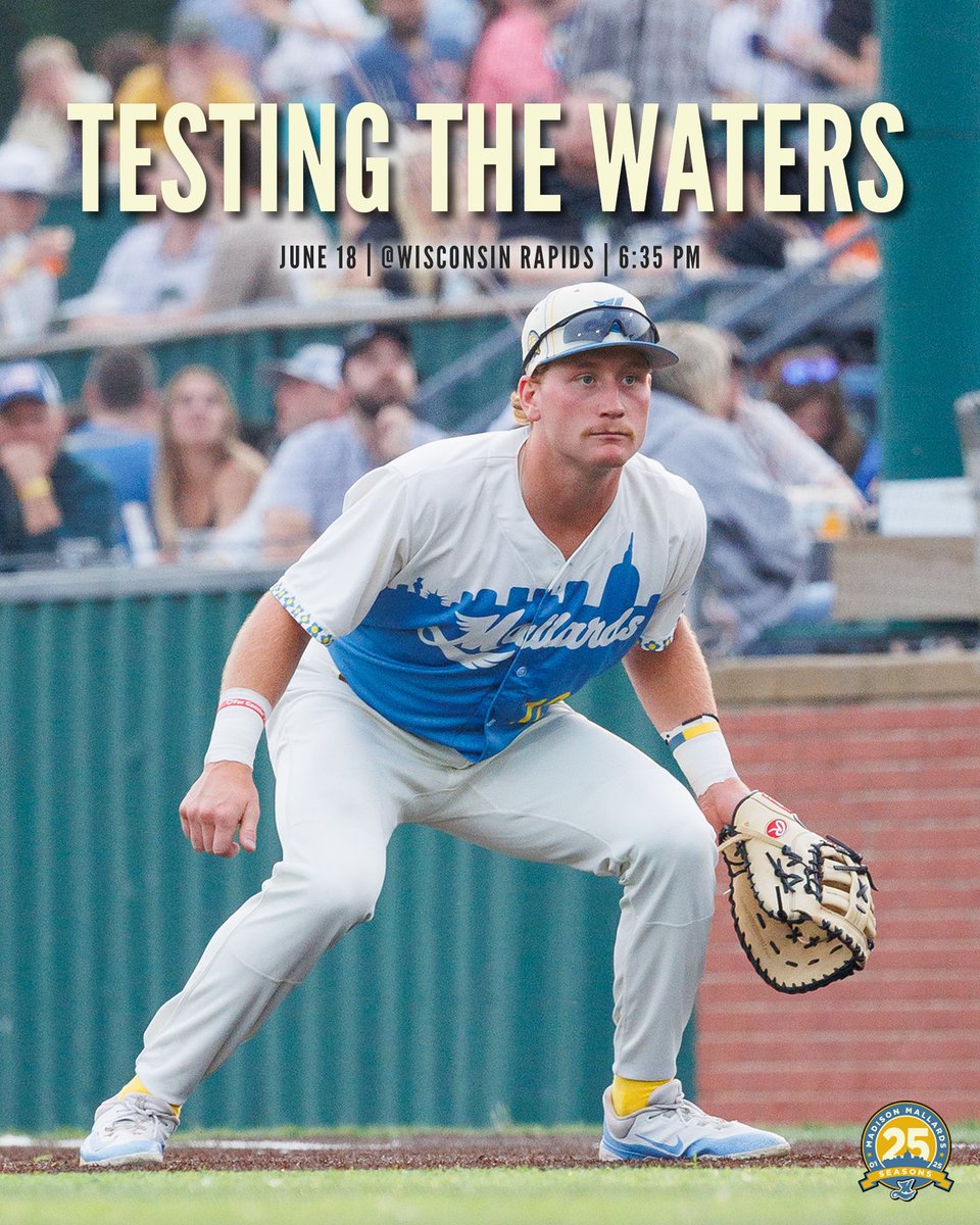 Madison Mallards (@madisonmallards) on Twitter photo logs float, ducks fly.
๐ | Wisconsin Rapids, WI
๐ | Wisconsin Rapids Rafters
โฐ | 6:35 PM CT
๐บ | tinyurl.com/5xpckrnv logs float, ducks fly.
๐ | Wisconsin Rapids, WI
๐ | Wisconsin Rapids Rafters
โฐ | 6:35 PM CT
๐บ | tinyurl.com/5xpckrnv