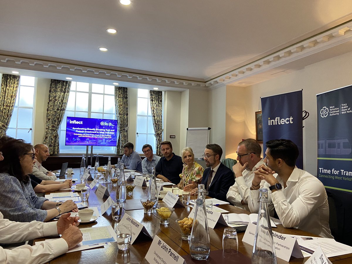 Inflect (@inflectpartners) on Twitter photo Kicking off our round table with <a href="/lukejcr/">Luke Charters MP</a> and <a href="/MayorOfWY/">Tracy Brabin, Mayor of West Yorkshire</a>!
Looking forward to the discussion about boosting #tech and #fintech in West Yorkshire!
<a href="/WestYorkshireCA/">West Yorkshire Combined Authority</a> Kicking off our round table with <a href="/lukejcr/">Luke Charters MP</a> and <a href="/MayorOfWY/">Tracy Brabin, Mayor of West Yorkshire</a>!
Looking forward to the discussion about boosting #tech and #fintech in West Yorkshire!
<a href="/WestYorkshireCA/">West Yorkshire Combined Authority</a>