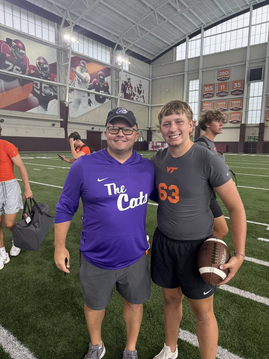 Kolby Woods (@kolby_woods33) on Twitter photo Thanks to <a href="/HokiesFB/">Virginia Tech Football</a> for having me out had a great chart and a great time. Also thanks to <a href="/Coach_kwebb/">Coach Kerry Webb</a> for talking to me after camp. <a href="/coachstuholt/">Stu Holt</a> <a href="/GP_Recruiting/">GamePlan Recruiting</a> <a href="/Hunterh24/">Hunter Holmes</a> <a href="/CoachJBrown7/">James Brown</a> <a href="/Coach_MThompson/">Matt Thompson</a> <a href="/TheChrisRubio/">Rubio Long Snapping®</a> <a href="/rbrindley0526/">Ricky Brindley</a> <a href="/jhannah81/">JACOB HANNAH</a> <a href="/AthleticsPisgah/">Pisgah Athletics</a> Thanks to <a href="/HokiesFB/">Virginia Tech Football</a> for having me out had a great chart and a great time. Also thanks to <a href="/Coach_kwebb/">Coach Kerry Webb</a> for talking to me after camp. <a href="/coachstuholt/">Stu Holt</a> <a href="/GP_Recruiting/">GamePlan Recruiting</a> <a href="/Hunterh24/">Hunter Holmes</a> <a href="/CoachJBrown7/">James Brown</a> <a href="/Coach_MThompson/">Matt Thompson</a> <a href="/TheChrisRubio/">Rubio Long Snapping®</a> <a href="/rbrindley0526/">Ricky Brindley</a> <a href="/jhannah81/">JACOB HANNAH</a> <a href="/AthleticsPisgah/">Pisgah Athletics</a>