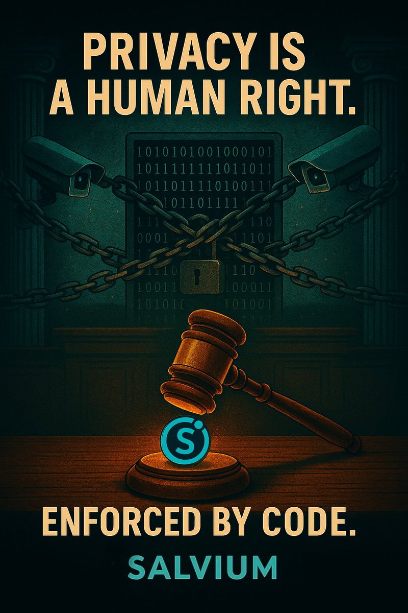 They said “privacy coins” are risky.
What they meant was: “you’re harder to control.”

#Salvium is what they fear:
– Zero address reuse
– Encrypted proofs
– Regulatory mirage

You don’t need permission to be private.

<a href="/salvium_io/">🟢 Salvium</a> $SAL

$XMR $ZEC $DASH $ARRR $OSMO