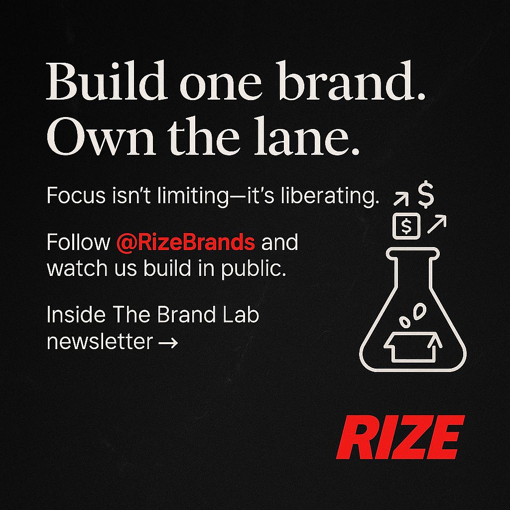rizebrandsco's tweet image. 2/2

🌀 Every “next big thing” pulls you off the real path

📉 $10M was lost in distraction

⚙️ Focus built the system — and the system scaled

Discipline = freedom.

Focus = scale.

@rizebrandsco | rizebrands.co

#EcomDiscipline #ClarityOverChaos #SystemsOverHustle…
