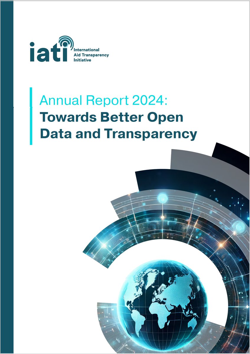 🚨 OUT NOW: IATI Annual Report 2024: Towards Better Open Data and Transparency

📔Check out how our global community is making #development &amp; #humanitarian resources more 𝗼𝗽𝗲𝗻, 𝗮𝗰𝗰𝗼𝘂𝗻𝘁𝗮𝗯𝗹𝗲, and 𝗲𝗳𝗳𝗲𝗰𝘁𝗶𝘃𝗲 🤝

🔗iatistandard.org/en/news/iati-a… #OpenData