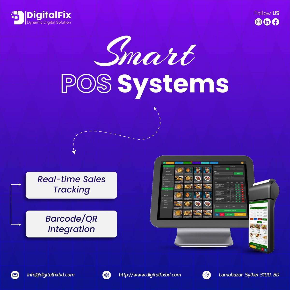 Digitalfixbd's tweet photo. 🌟 Smart systems drive smart growth.
DigitalFix’s web-based POS powers real-time sales, seamless checkout & smart insights.
📞 info@digitalfixbd.com
🌐 https://t.co/wErKKLOGaP
#DigitalFix #SmartPOS https://t.co/94ldSYz8GK