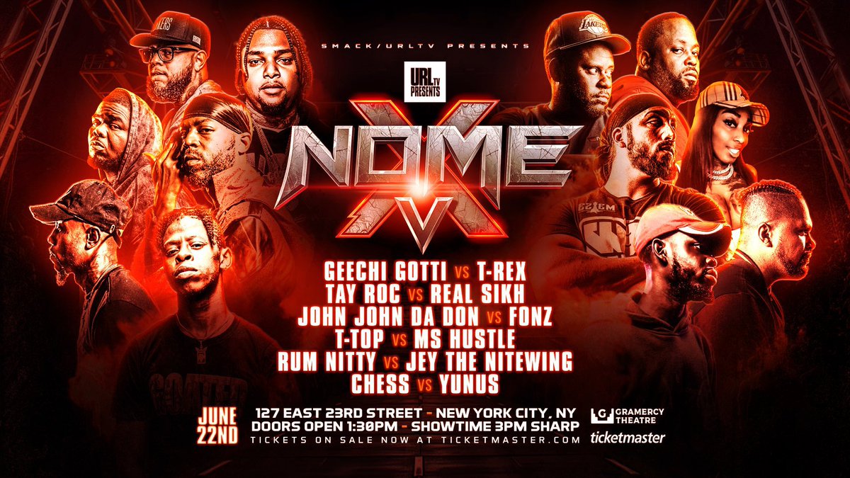LETS WORRY BOUT HOW LIT THIS WEEKEND ABOUT TO BE !

JUNE 21st , HUNTIN SEASON | Woosaah vs Nu Jerzey Twork

JUNE 22nd , NOME 15 

GET YA TICKETS &amp; PPV’s 🔥🔥🔥🔥🔥
