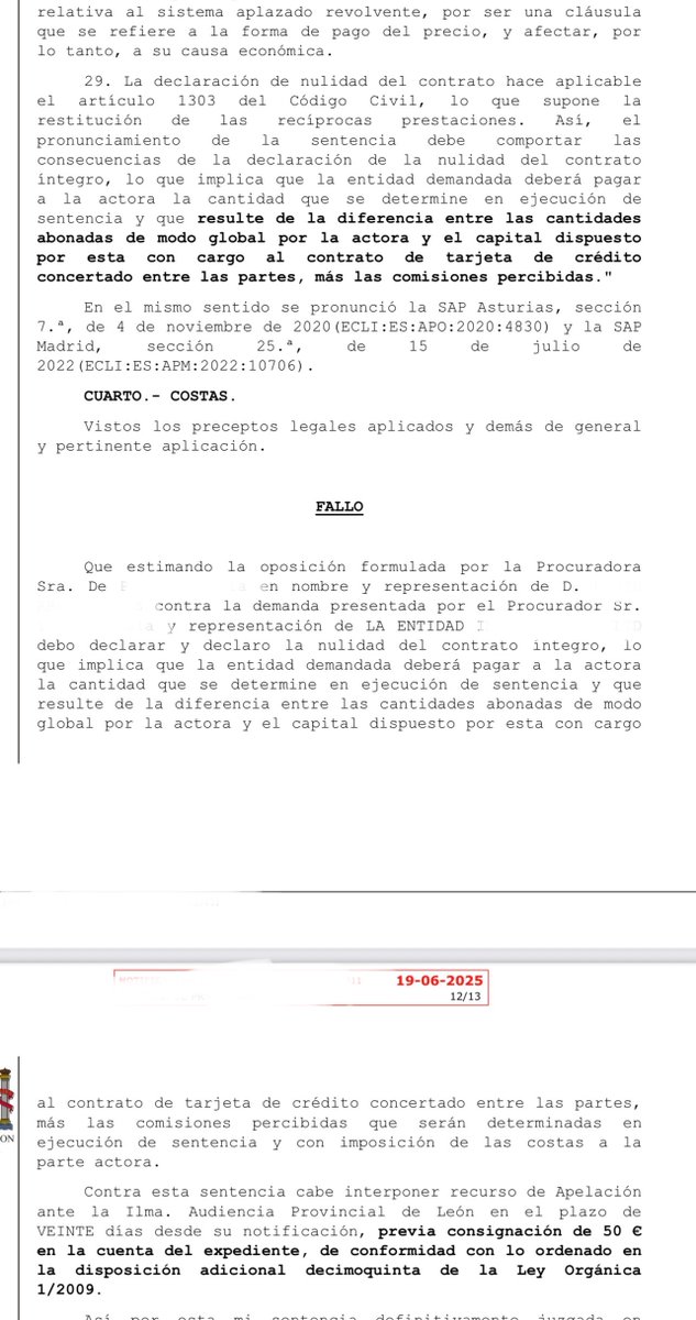 FernandoJGavin's tweet image. Tarjetas de Crédito

Ganamos una nueva Sentencia por la que se declara nulo un contrato de tarjeta de crédito revolving

gavinlinares.com

#tarjetasrevolving #revolving #tarjetasdecredito #pagosaplazos #prestamos #euribor #usura #tarjetadecredito