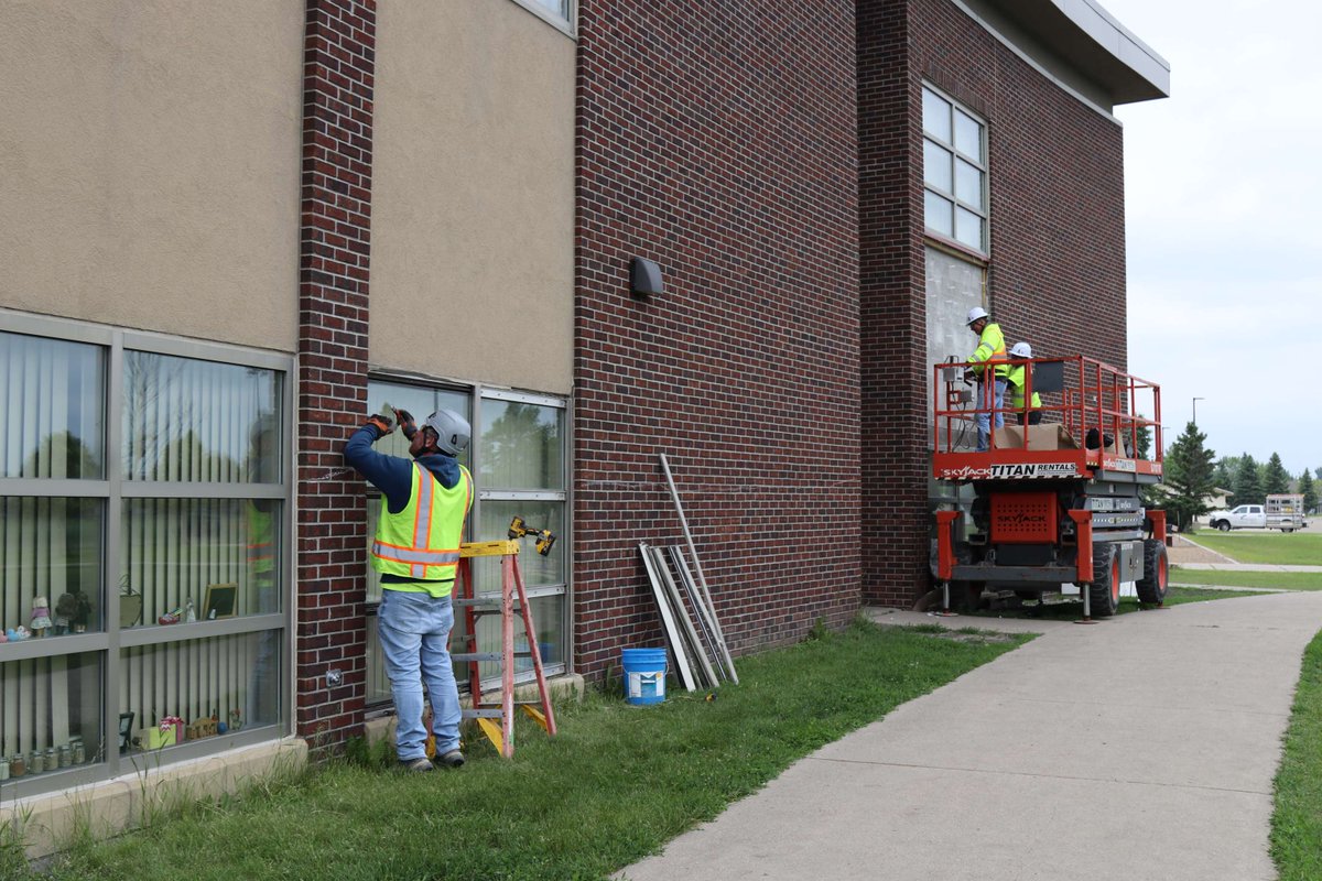 Summer maintenance projects are underway across the District's buildings. Last week, work began at Bennett Elementary School to help with ongoing water issues.