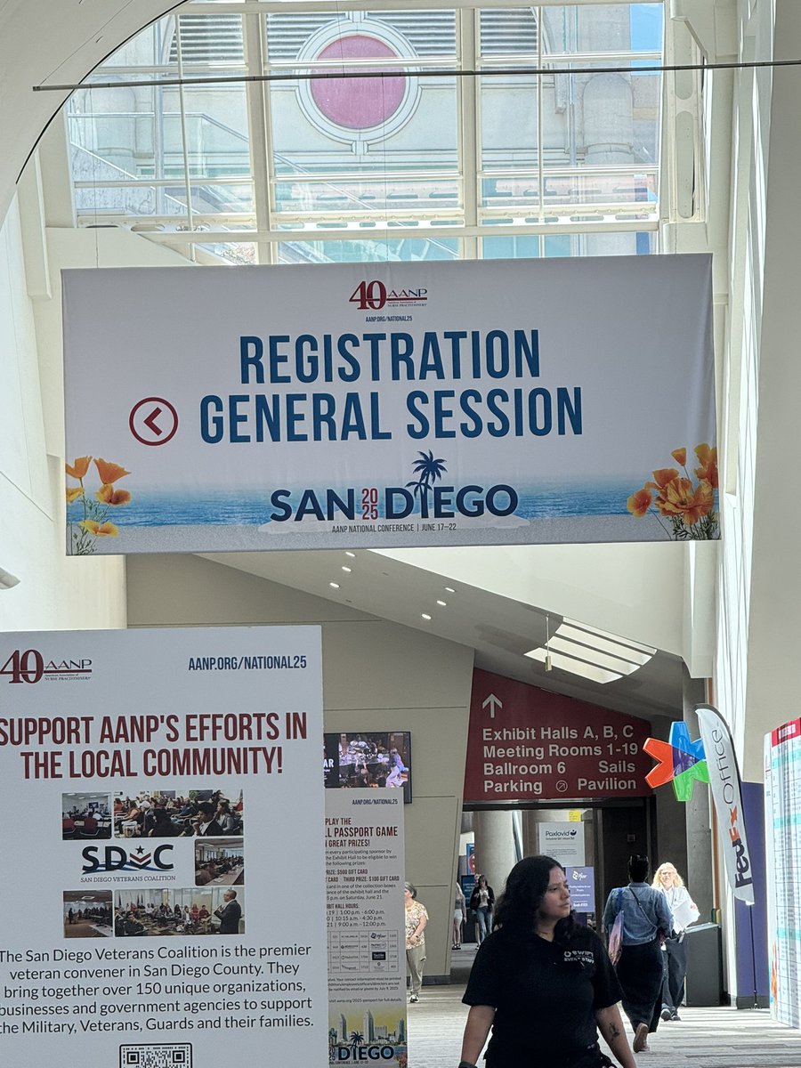 ApnGreen's tweet photo. Kicking off the 40th Annual #AANP Conference in sunny San Diego! π΄ Honored to celebrate this milestone as I wrap up my 1st term on the AANP Nominations Committee. Hereβs to 40 years of NP leadership, advocacy & impact! π #AANP25 #NPStrong #Neuronerds https://t.co/0NN8zu4UHZ