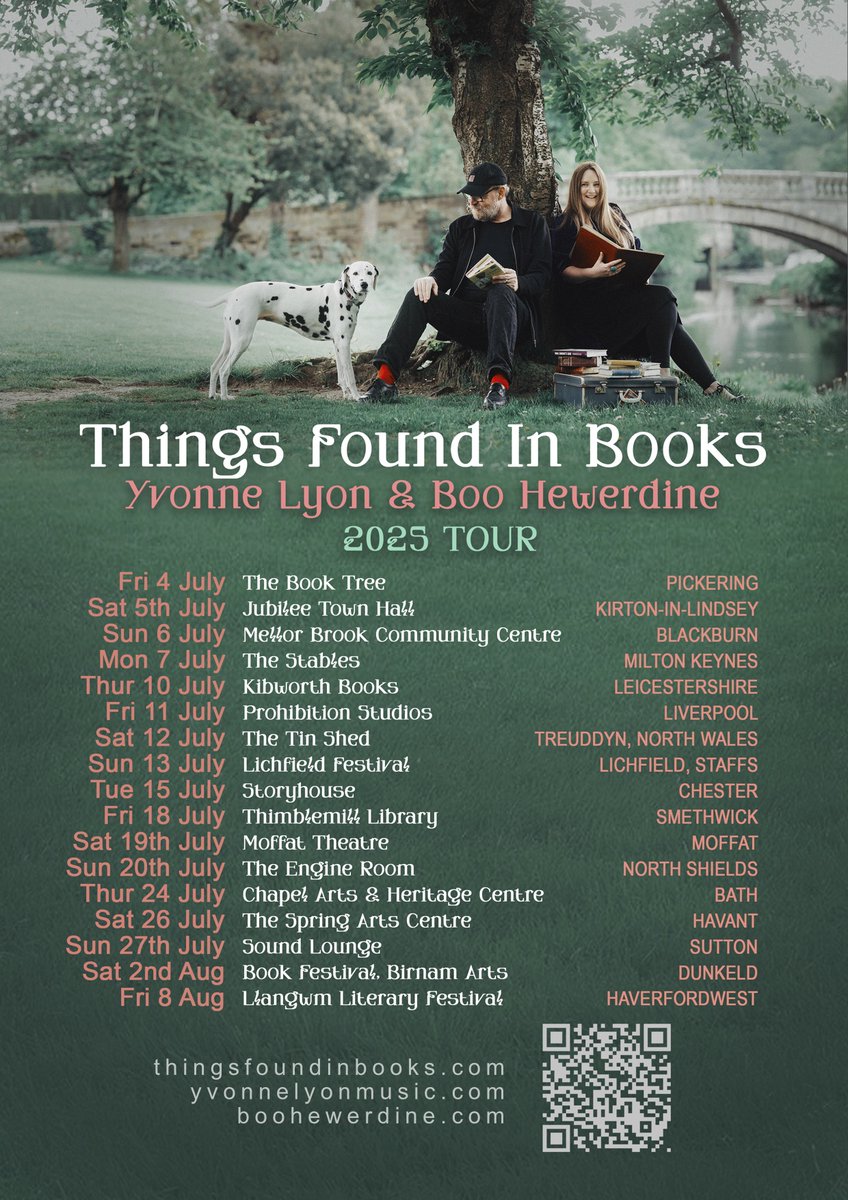 Yvonne Lyon (@yvonnelyonmusic) on Twitter photo ***TOUR!!!!!!***with <a href="/boohewerdine/">Boo Hewerdine</a> and #thingsfoundinbooks our NEW ALBUM!!!! #secondhandbooks #independentbookshopweek #books #bookshops #songs #songwriters ***TOUR!!!!!!***with <a href="/boohewerdine/">Boo Hewerdine</a> and #thingsfoundinbooks our NEW ALBUM!!!! #secondhandbooks #independentbookshopweek #books #bookshops #songs #songwriters