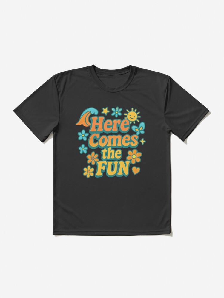 Maximilian2878's tweet image. Just dropped: &quot;HERE COMES THE FUN&quot; 🌈✨
Retro summer energy in full color.
Perfect for sun lovers, vibe curators, &amp;amp; nostalgia seekers.
🛒 Grab yours now on Redbubble 🎨redbubble.com/shop/ap/171581…
#Redbubble #RetroDesign #GroovySummer #GraphicTee #SummerVibes