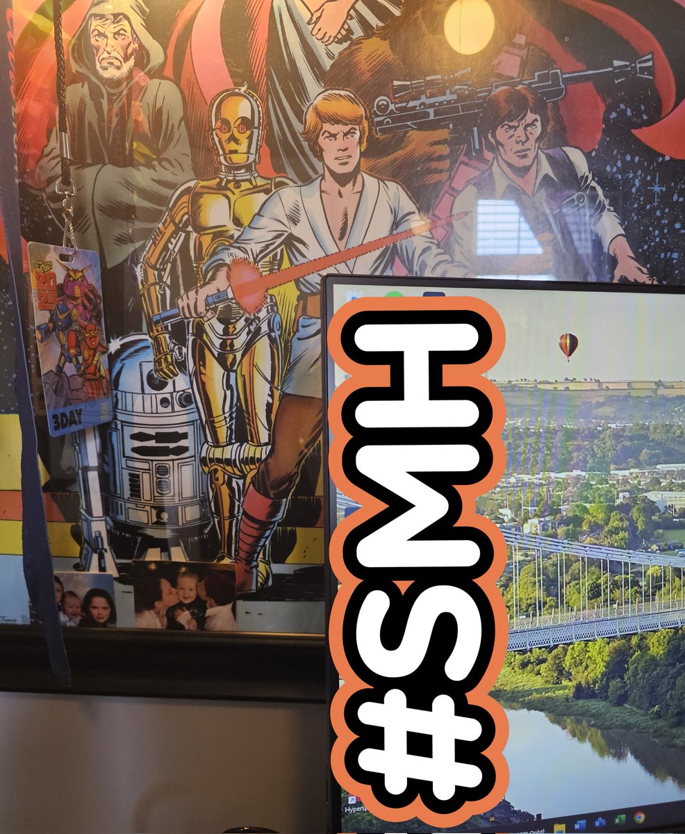 Ludo came in, scattered the deskgang, bit at my screen corners, attacked his reflection in the Star Wars poster glass, then started biting my arm, because I was working and he wanted attention. Cats.