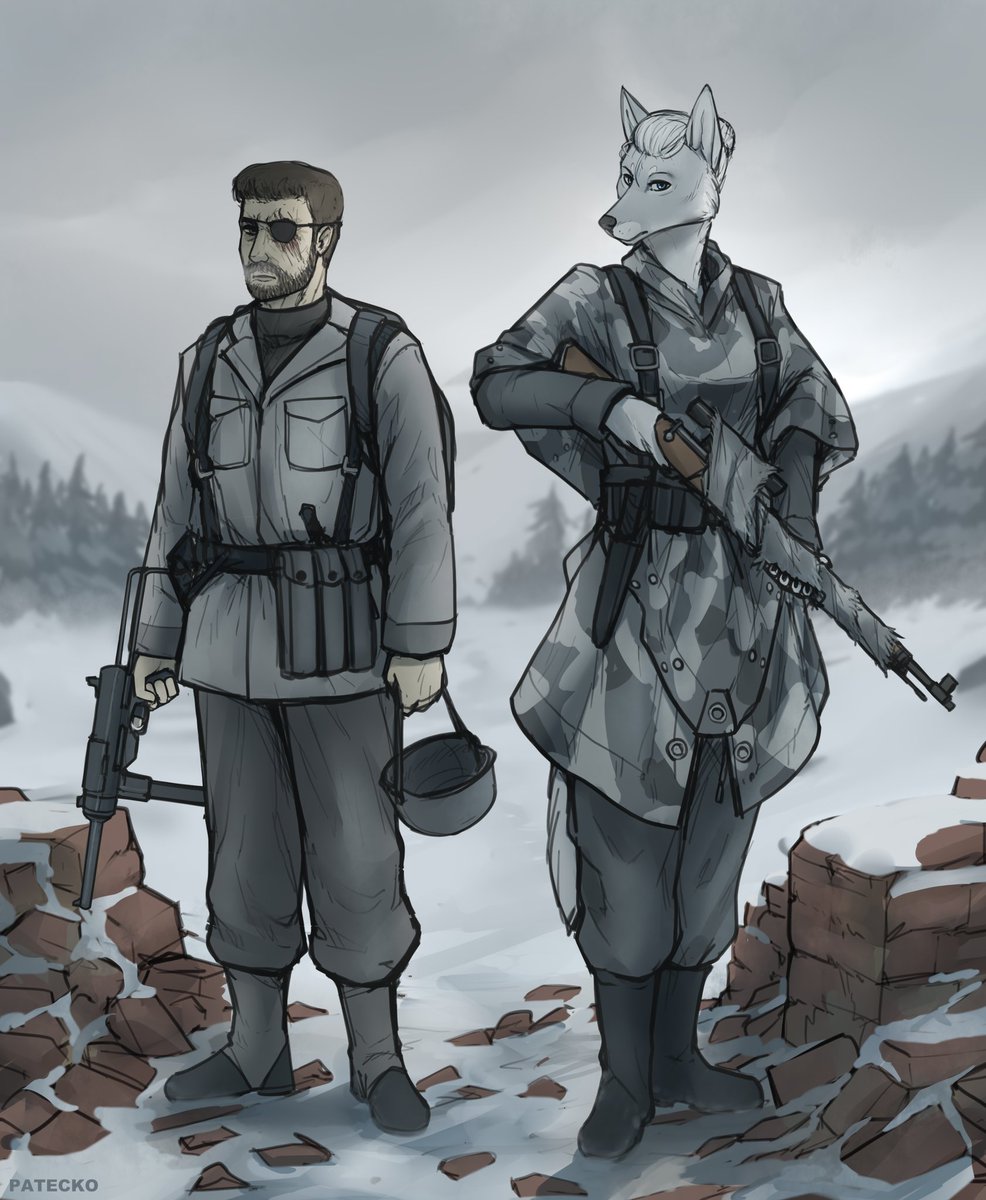 (SABLE) Spirits And Bullets Liberty Enthusiast (@sablewrites) on Twitter photo Massive thanks to <a href="/Patecko1/">๐ฟ๐ฟ๐ฟ Patecko ๐ฟ๐ฟ๐ฟ</a> for this commission of my two OC's from my book Weiรer Wolf.
Meet Emmett Granger and Eira
Eira is the result of Nazi experiments blending wolf and human DNA to create hybrid super-soldiers. Raised under the "Wรถlfe des Reiches" project, she spent most Massive thanks to <a href="/Patecko1/">๐ฟ๐ฟ๐ฟ Patecko ๐ฟ๐ฟ๐ฟ</a> for this commission of my two OC's from my book Weiรer Wolf.
Meet Emmett Granger and Eira
Eira is the result of Nazi experiments blending wolf and human DNA to create hybrid super-soldiers. Raised under the "Wรถlfe des Reiches" project, she spent most