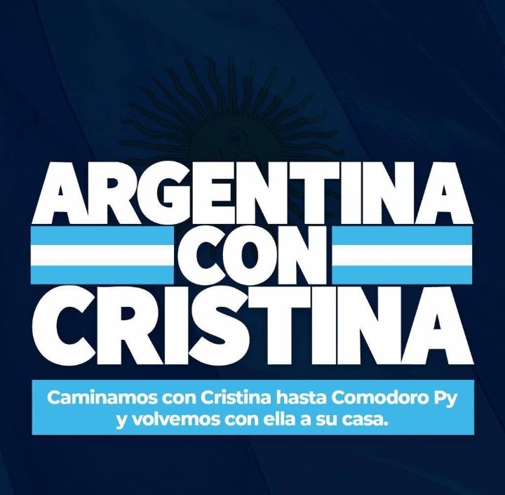 Dulcejulia2017's tweet photo. #rgentinaconcristina siempre!!!! https://t.co/5hZ8cq01pE