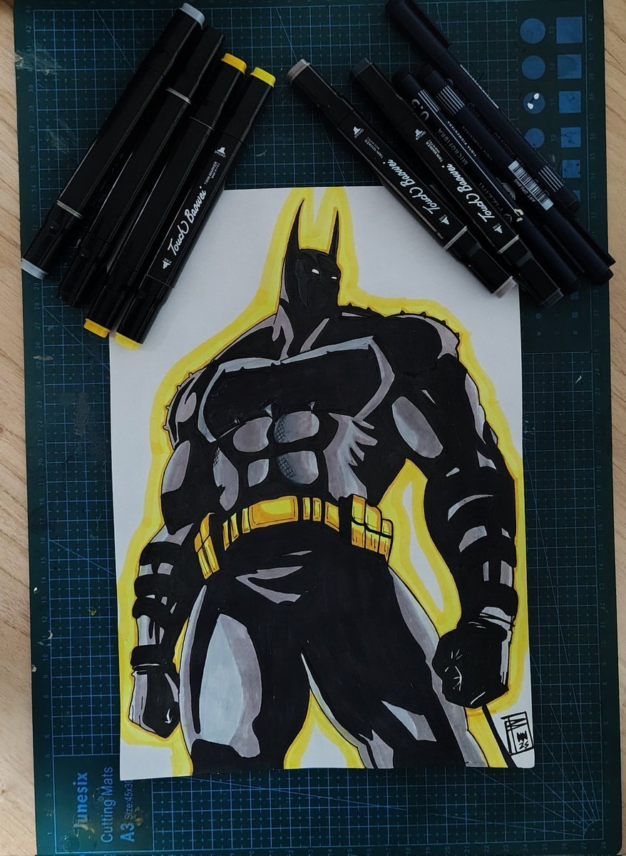 Salió un Absolute Batman a puro marcador de alcohol