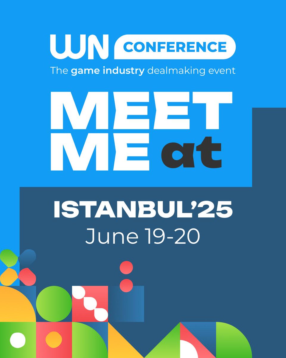 divinus_games's tweet photo. Divinus Games will be attending to the WN Conference in Haliç Kongre Merkezi over June 19-20. Meet us there! 🚀 https://t.co/hFLdlZ4Rr5