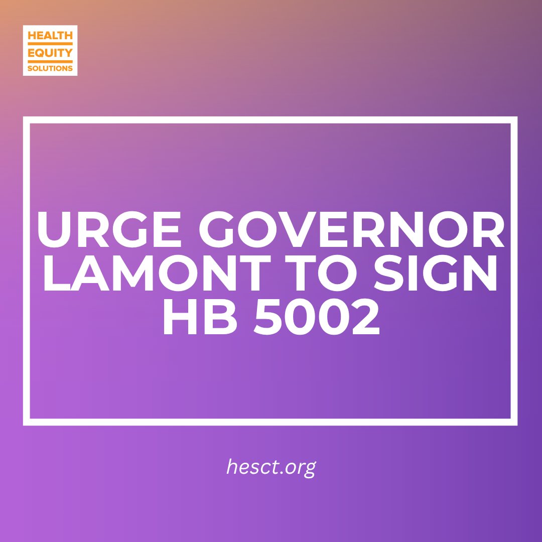 ACTION NEEDED: Tell Governor Lamont to sign HB 5002! 
📞 Call the Governor’s Office
(860) 566-4840 or (800) 406-1527
Mention the bill number and briefly state your support. Add your voice now and urge the Governor to sign HB 5002 into law!