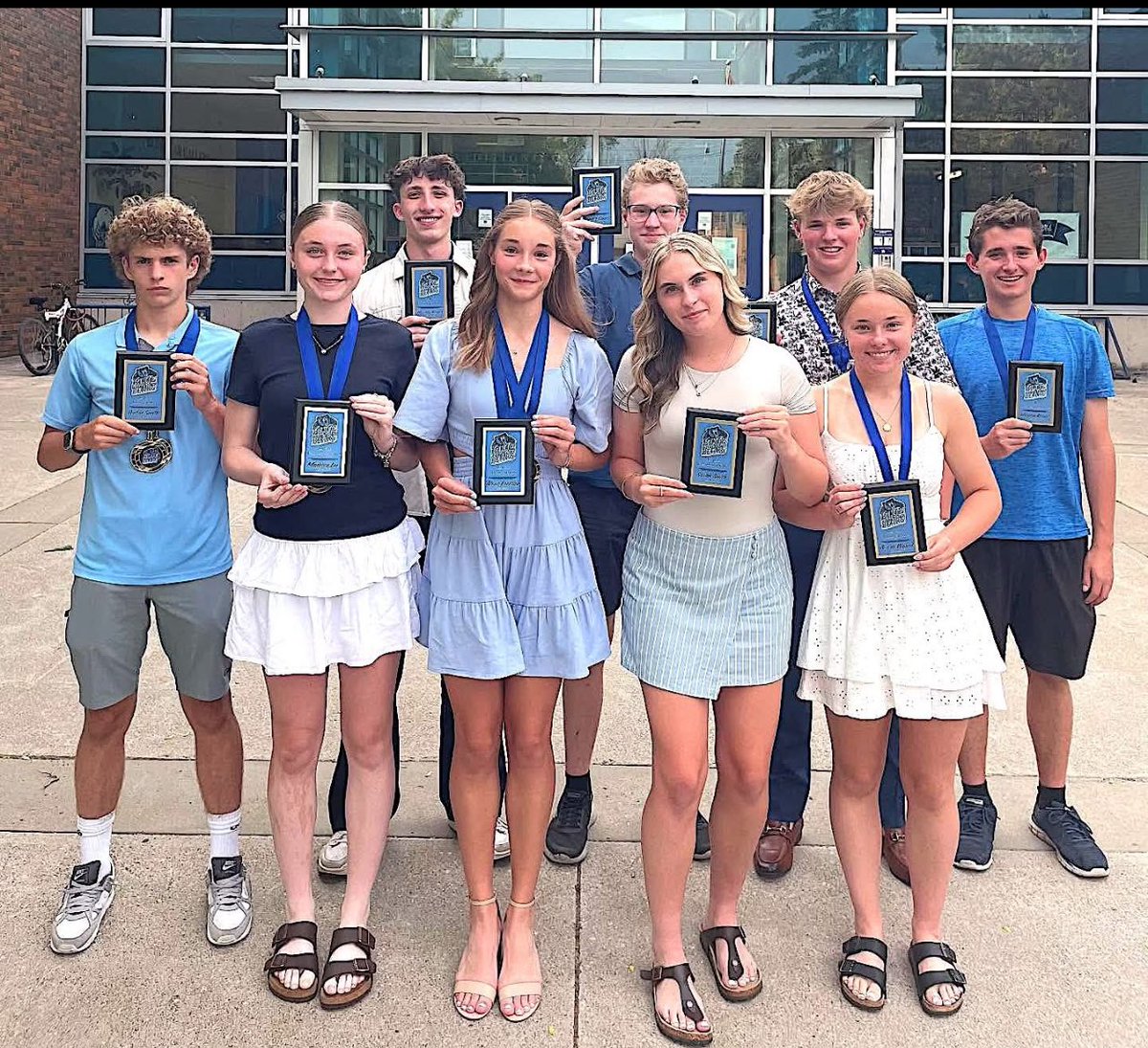 William Laur was named Male Athlete of the Year &amp;  Ava deWaard Sr. Female Athlete of the Year at our annual athletic banquet.
Other major award winners:
Aiden Smith,
Maddy Lee,
Hayden Royer,
Alexis Fredrich,
Tanner Cadot,
Sarah Smith,
Hayden Braet.