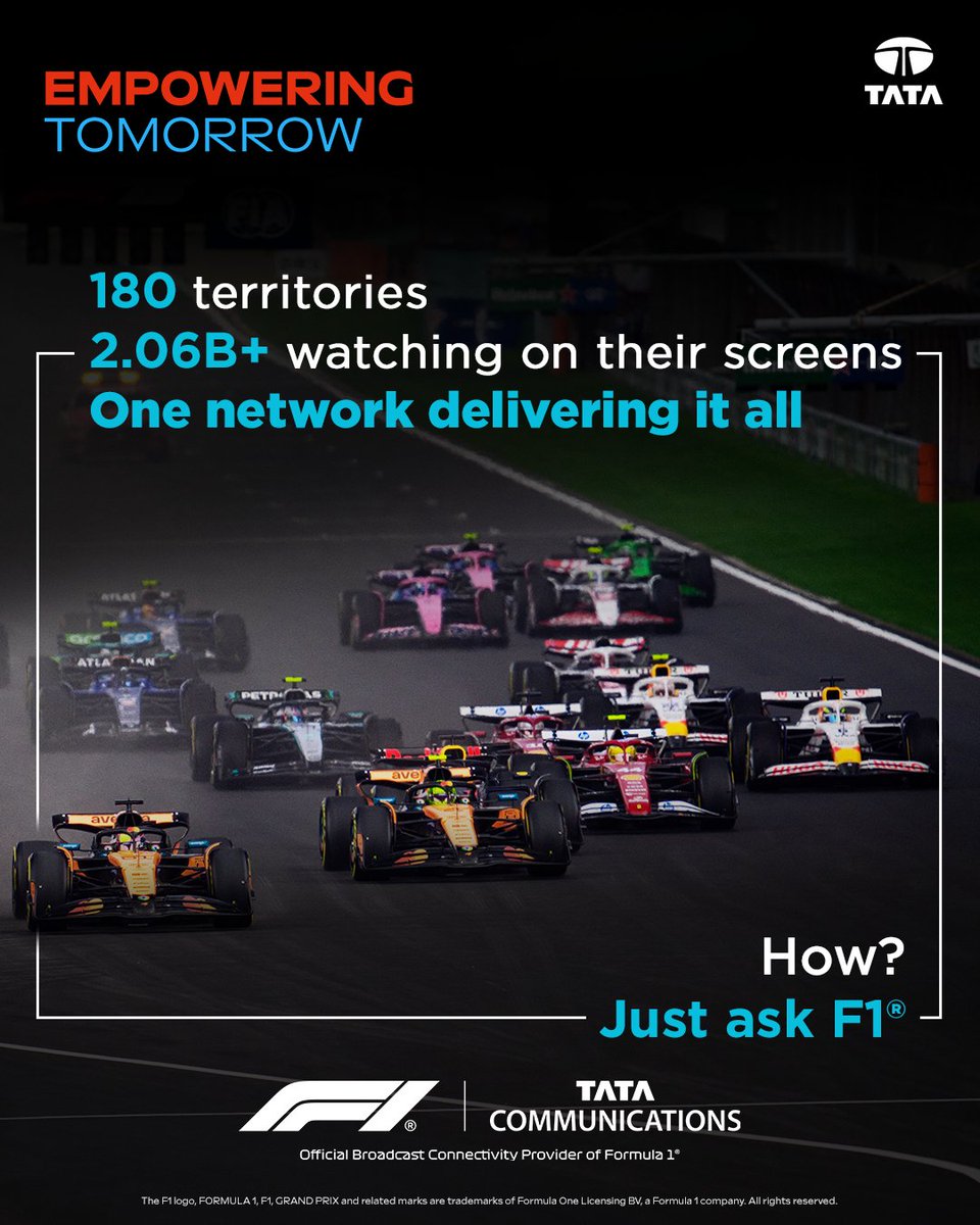 Wonder_Of_Tech's tweet photo. Over 100 video feeds and 250 audio channels are sent from every #GrandPrix across the globe to @Formula 1’s Media and Technology Centre in the UK in under 200 milliseconds! ⚡ https://t.co/LBwopQHgYe