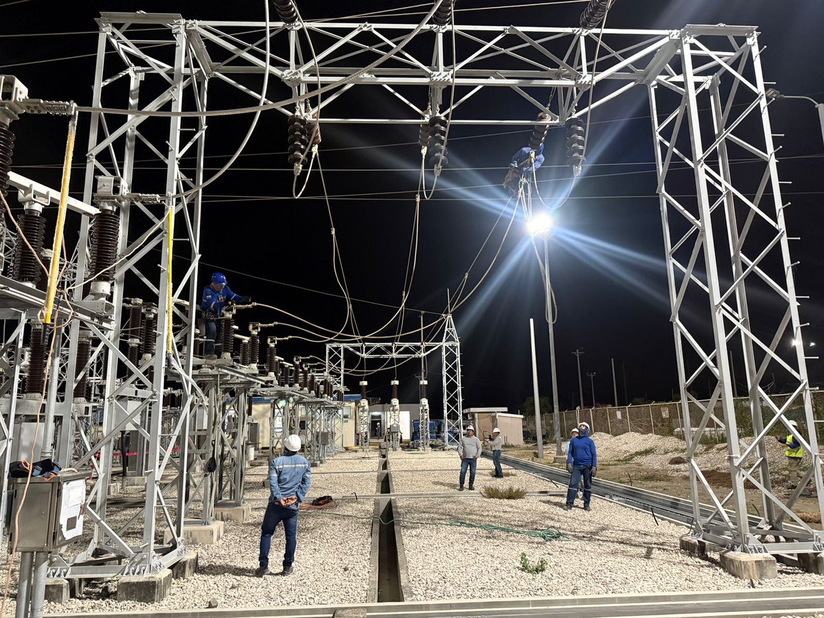 Se energizó una nueva bahía, de 69 mil voltios⚡ en la subestación Posorja, operada por <a href="/EcTranselectric/">CELEC EP TRANSELECTRIC</a>. Esta actividad es parte de la modernización🛠️ de esta instalación y permite fortalecer el Sistema Nacional de Transmisión en la zona surocidental del país. 
#ElNuevoEcuador