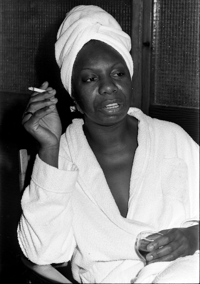 Nina Simone, circa 1977 — 📷 by Danny Gotfried