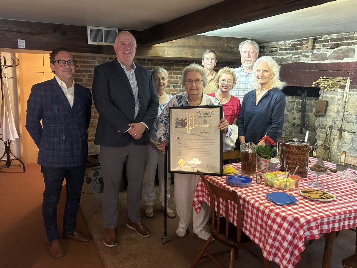 Three cheers for Carole Barnard, our District's first 2025 Woman of Distinction! For 20 years she has served as head caretaker of the Long Homestead, an historical gem in the City of Tonawanda. Her loyal stewardship of this museum is a gift to our region and generations to come.