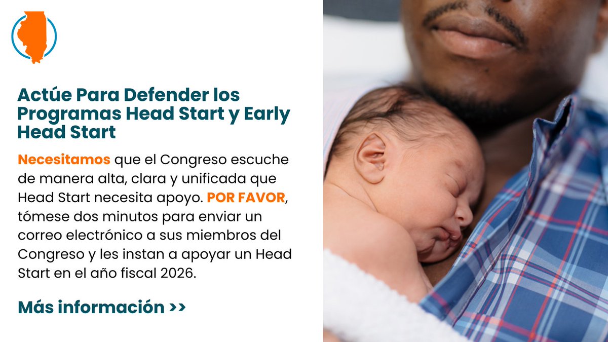 ¡Dígales a sus legisladores que #ProtejanHeadStart en el presupuesto federal del año fiscal 26! Utilice el formulario en línea de <a href="/NatlHeadStart/">National Head Start Association</a> para ponerse en contacto con los legisladores y garantizar que estos importantes programas sigan intactos: bit.ly/3vovati