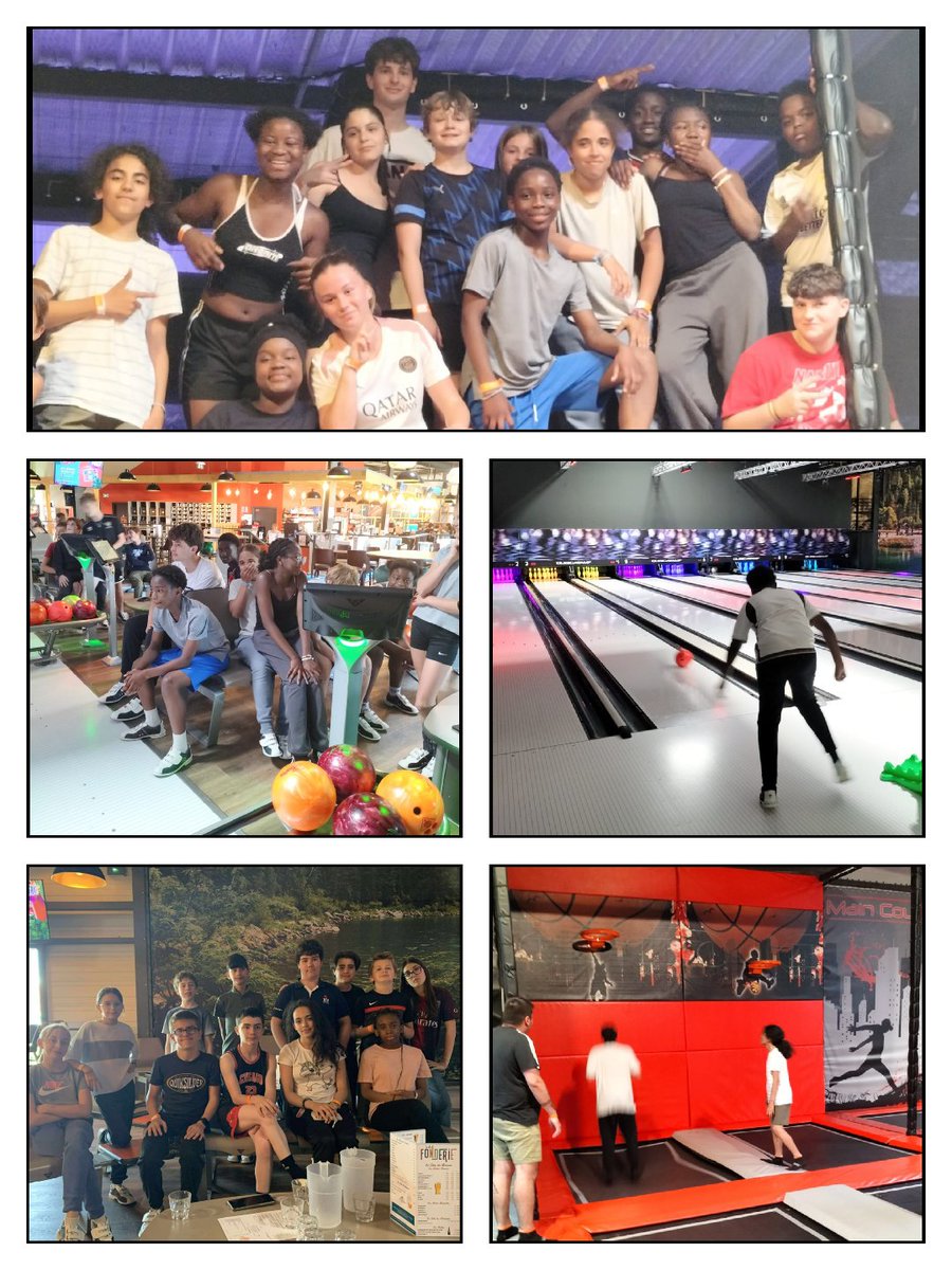 Campus Educatif Mesnil-En-Ouche - Collège (@campuseduc27) on Twitter photo Dernière sortie pour les internes : trampoline et bowling à la Fonderie de Pont-Audemer. Une après-midi bon enfant !
<a href="/ac_normandie/">Académie de Normandie</a> <a href="/Fmarchand_27/">Frédéric Marchand</a> <a href="/EureenNormandie/">Département de l’Eure</a> Dernière sortie pour les internes : trampoline et bowling à la Fonderie de Pont-Audemer. Une après-midi bon enfant !
<a href="/ac_normandie/">Académie de Normandie</a> <a href="/Fmarchand_27/">Frédéric Marchand</a> <a href="/EureenNormandie/">Département de l’Eure</a>