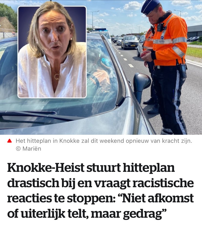 SteviesQuotes's tweet photo. In Knokke 🇧🇪 is men ‘pilootgewijs’ met een hitteplan begonnen om de stadskern niet te laten overrompelen door dagtoeristen bij “extreem weer”. 

Het lijkt iets banaals maar vergis u niet. Het is systematische installatie van en gewenning aan klimaatgerichte controle- en vrijheidsbeperkende acties voor het collectief. Nudging genoemd. 

Na de klimaatactivisten plakkend op de weg en aan schilderijen dan nu grootschaliger controle. Omdat we schuldig zijn aan klimaatverandering.. Gaslighting genoemd. 

Is maar de vraag hoe ver we nog af zijn van klimaatlockdowns en ademtaks? Gaan wij in die hysterie mee of dit massaal terugfluiten?