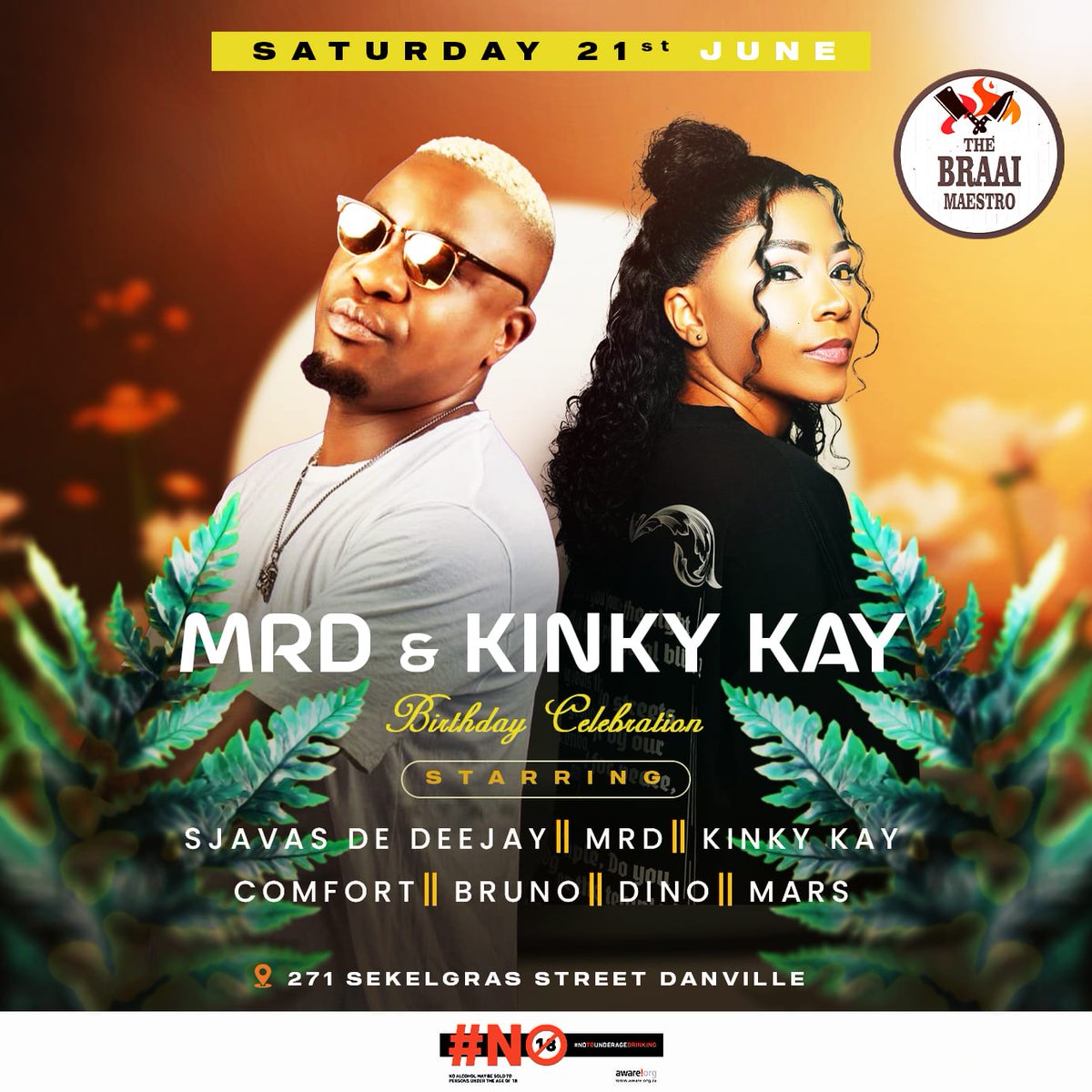 _It's about to go down at @braaimaestro this coming Saturday Issa Birthday Celebration At Its Best🍾🍾🍾🎊🎉🍾 Be There Or Be Told 🤟🏽_@@deejaycomfort  @kinkykay_sa let's Rock