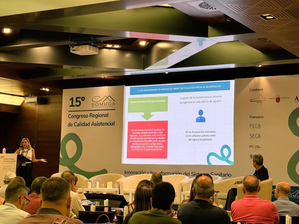 BpsoH's tweet image. 🔎 Nuestra supervisora de área @lolamerono en el 15º Congreso SOMUCA🧮
"Más allá de los números: desmontando mitos del cuidado" ❤️🩹
💬 Análisis cuali-cuantitativo sobre causas del incumplimiento de indicadores. Gran reflexión📈
#CalidadAsistencial #InvestigarEsCuidar #SOMUCA2025