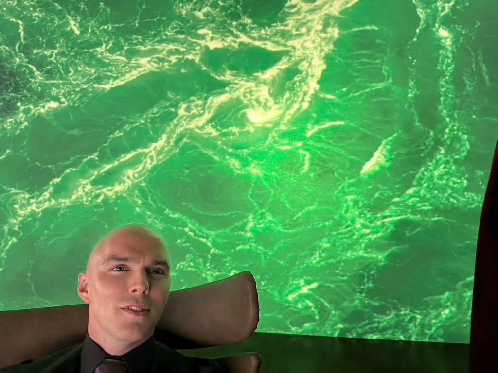 New Look at Lex Luthor in his office #Superman