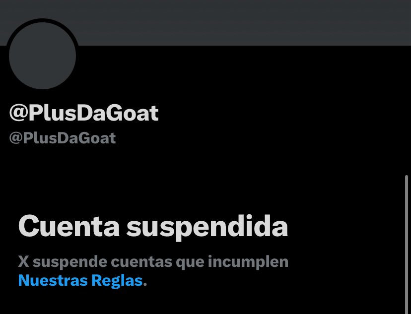 🇨🇱🍑| URGENTE - Le suspendieron la cuenta al tuitero plusdagoat

𝓕𝓭𝓸 𝓥𝓲𝔁𝓸𝓸𝓾