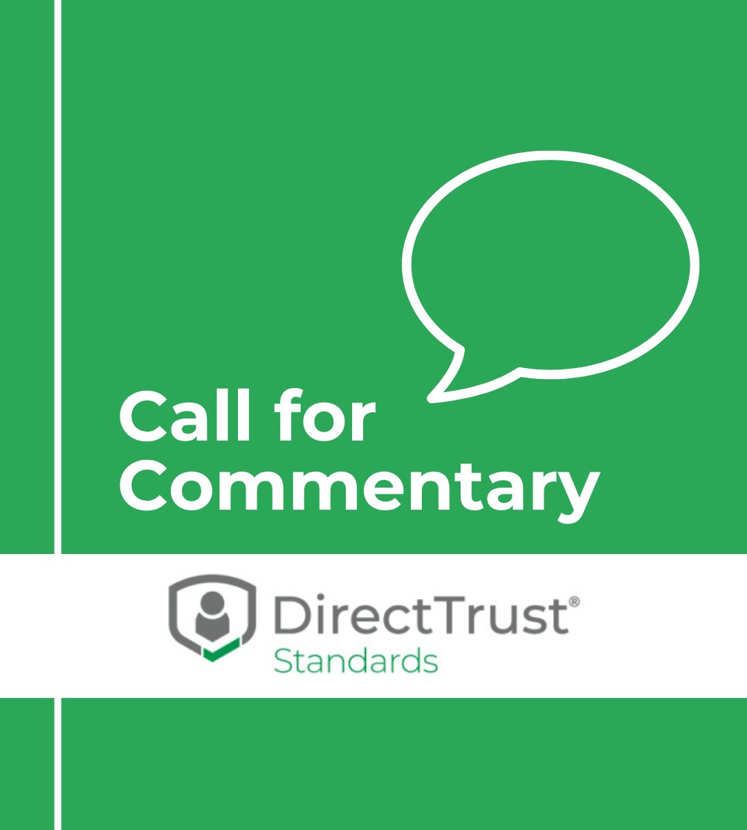DirectTrust (@directtrustorg) on Twitter photo The Implementation Guide for Delivery Notification for Direct Secure Messaging was published in ANSI Standards Action and is open for public comment through July 28.
Please send comments to Standards@DirectTrust.org and PSA@ANSI.org.
View the document ➡️ bit.ly/4dTO1P7 The Implementation Guide for Delivery Notification for Direct Secure Messaging was published in ANSI Standards Action and is open for public comment through July 28.
Please send comments to Standards@DirectTrust.org and PSA@ANSI.org.
View the document ➡️ bit.ly/4dTO1P7
