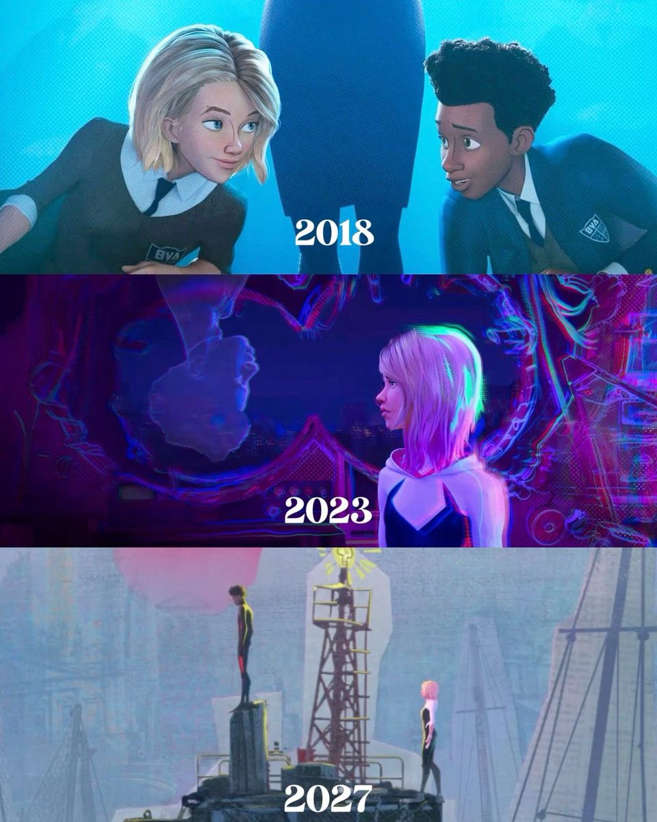 Spiderverse1610's tweet image. The Spider-Verse Trilogy 🕷