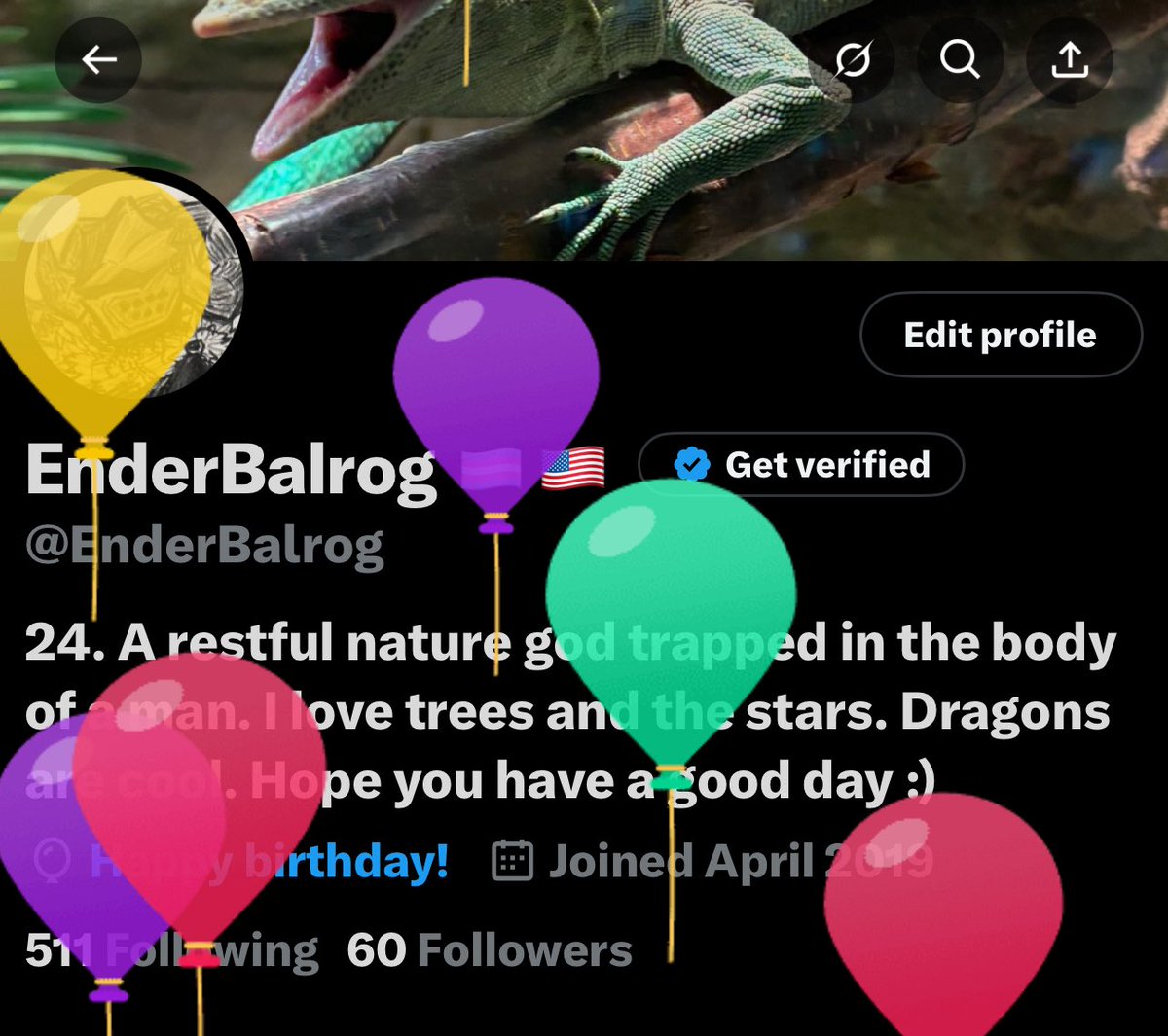 EnderBalrog's tweet photo. Birfday, I’m 24 now I suppose https://t.co/1yDDU97Mgl