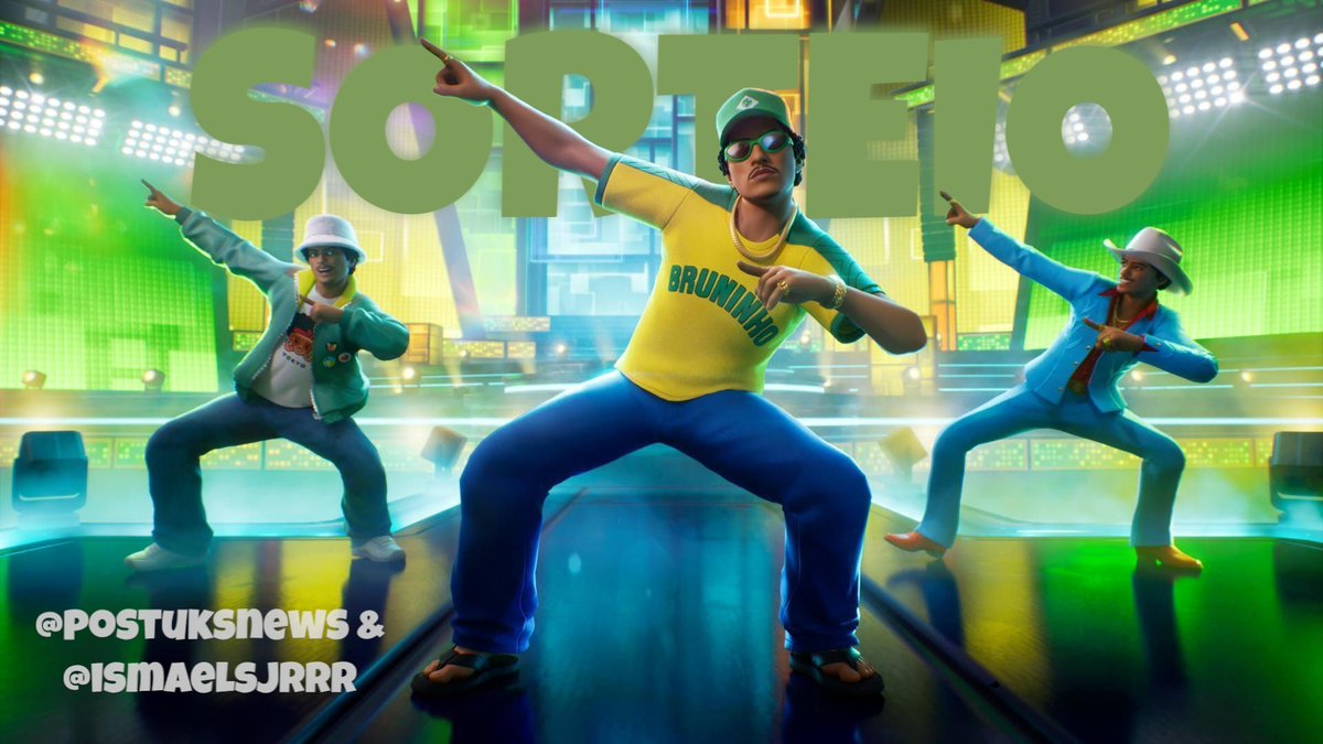 Postuks | Fortnite News (@postuksnews) on Twitter photo 🎁 SORTEIO — 1X SKIN DO BRUNO MARS!
Requisitos:
- Seguir <a href="/postuksnews/">Postuks | Fortnite News</a> & <a href="/ismaelsjrrr/">ismaelsjrrr</a>
- Curtir ❤️ e RT 🔄
- Marcar 2 amigos
📅 Data: 27 de Junho
#Fortnite #Giveaway #FortniteSuper #BrunoMars 🎁 SORTEIO — 1X SKIN DO BRUNO MARS!
Requisitos:
- Seguir <a href="/postuksnews/">Postuks | Fortnite News</a> & <a href="/ismaelsjrrr/">ismaelsjrrr</a>
- Curtir ❤️ e RT 🔄
- Marcar 2 amigos
📅 Data: 27 de Junho
#Fortnite #Giveaway #FortniteSuper #BrunoMars