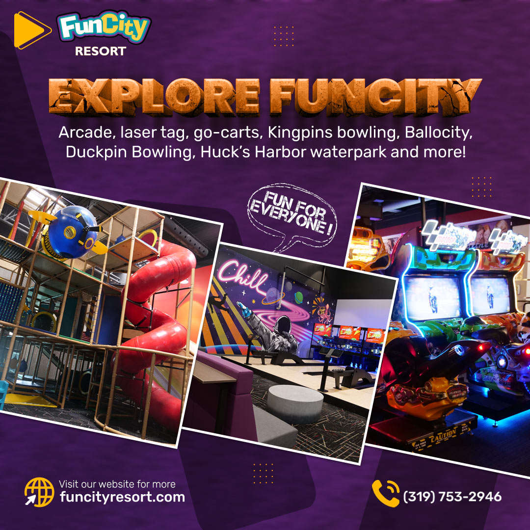 Spend an action-packed day at FunCity, where excitement awaits at every turn.