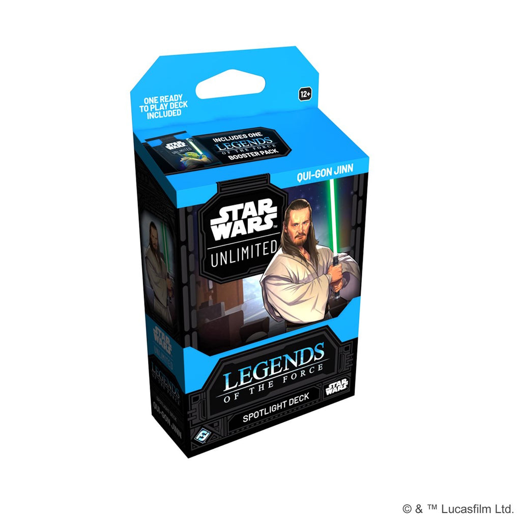 Now Available for pre-order! Star Wars Unlimited: Legends of the Force Spotlight Deck - Qui-Gon Jinn  

Shop now 👉👉 shortlink.store/l-tdyb1xtehz

#shopville #videogame #Pokemon #TCG #tcgstore #PS5 #Nintendo #preordergames #gameshop #gamenews #anime #SquareEnix #Figma