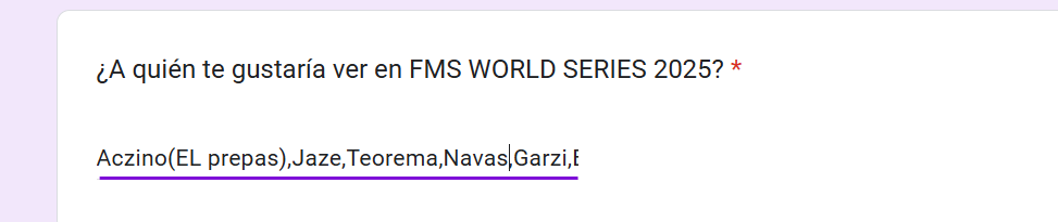 Dani_R7A's tweet photo. Ya he rellenado el form de la proxima world series y @chnavarro01 tienes que estar 100%. Sin pensaucas se salva el free https://t.co/eSJLmJPsOS