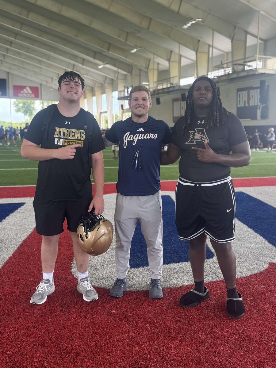 PrattJohnsey's tweet image. Had an amazing camp at the university of South Alabama today!
@CJ_Croone @CoachAdamMann @Coach_JO_ @DanielTerry3 @RecruitAthens @Coach_Crowson