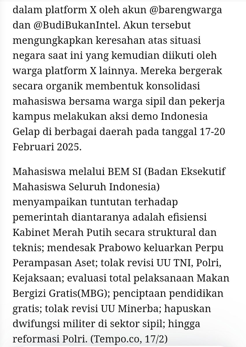Kayak gini y kang dan para MAHASEWA bayaran. 
W diblokir ma dua sejoli tokoh tagar Indonesia gelap 🤣🤣