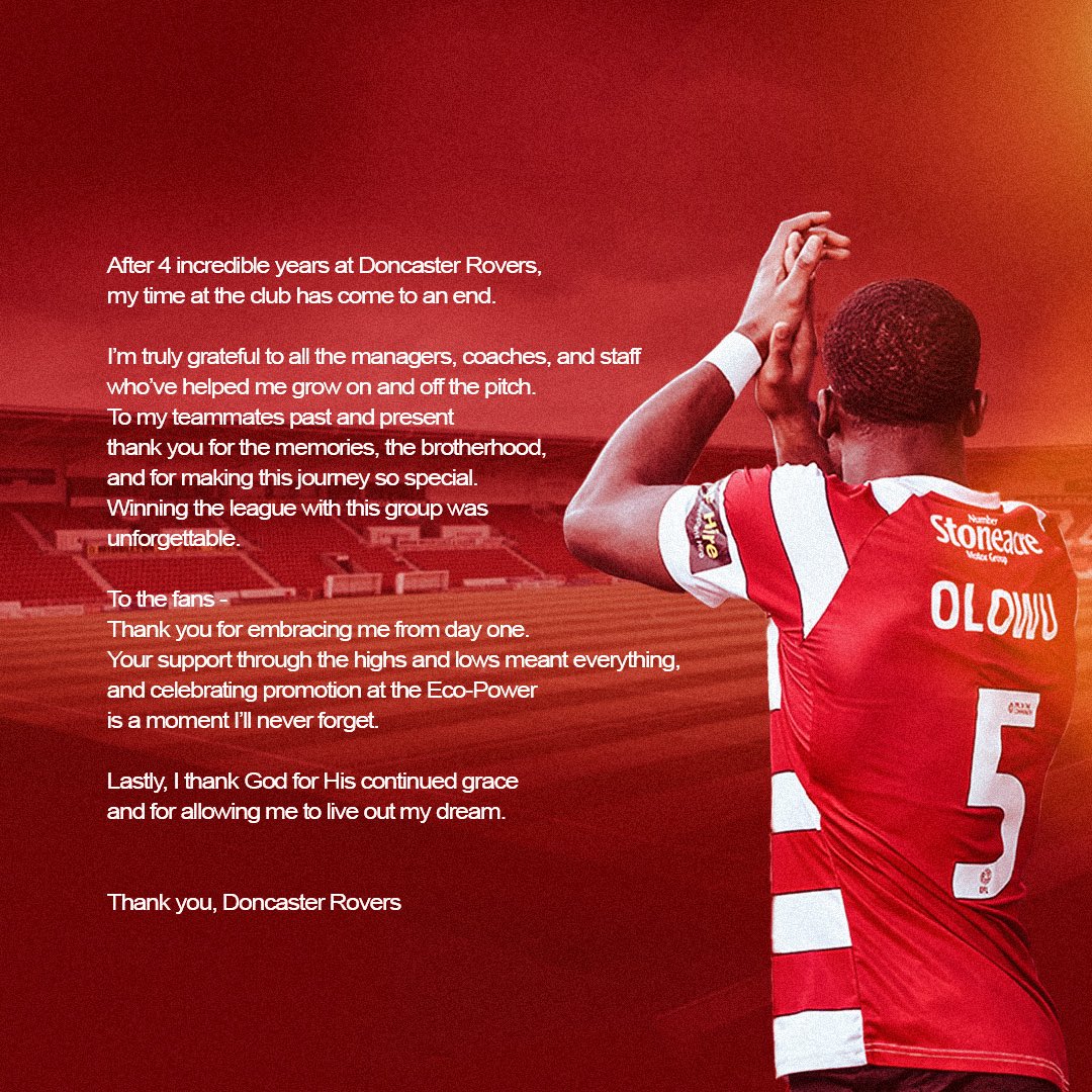 Thank you <a href="/drfc_official/">Don(C)aster Rovers FC</a> ❤️