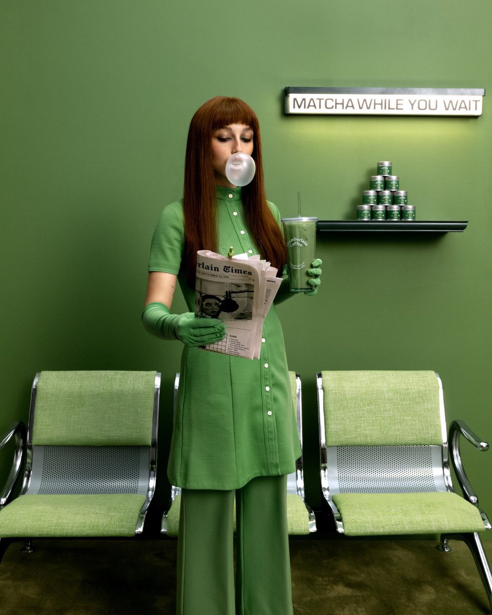 i always love the different campaigns she does for her coffee brand every time