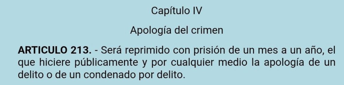 FedericogtzX's tweet photo. @Sebahernan94 @FinanzasArgy Y te juro que lo entiendo pero es un delito al fin y al cabo no se puede decir eso, Eso dice el articulo al menos. https://t.co/ICoVCo31T1