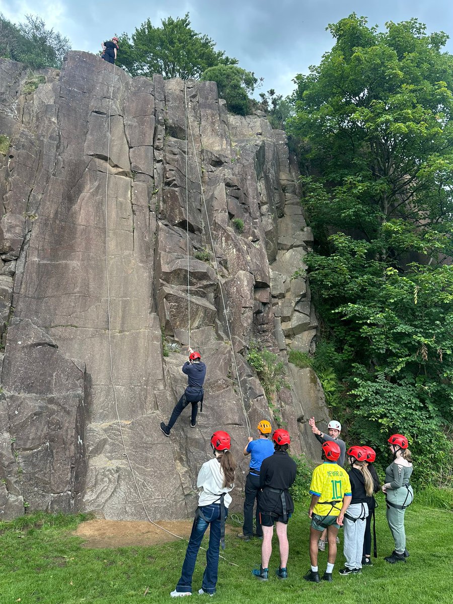 Our new S6 out on their Teambuilding day today. Getting ready to be our amazing leaders #resilience #opportunity